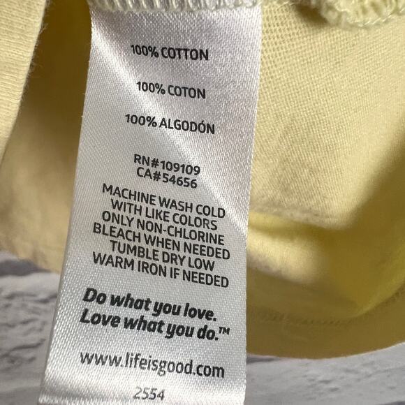 Life is Good Womens M Tropical Coastal Nautical Resortwear Coconut Graphic Tank - Picture 7 of 9